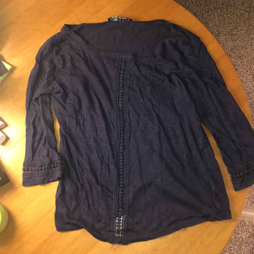 Long Sleeve Blue Charlie’s Loft Top